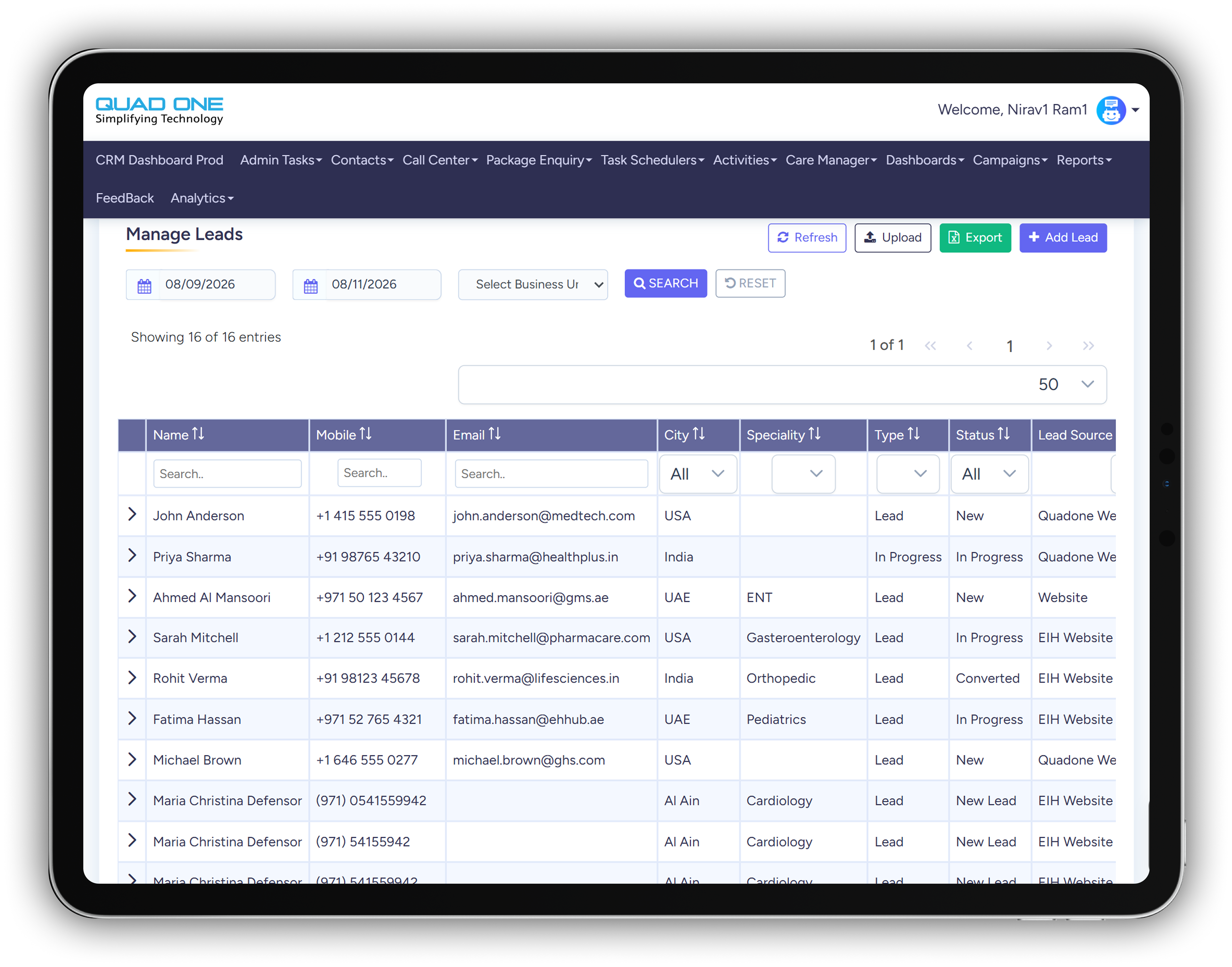 Disconnected hospital channels transformed into one connected enquiry queue