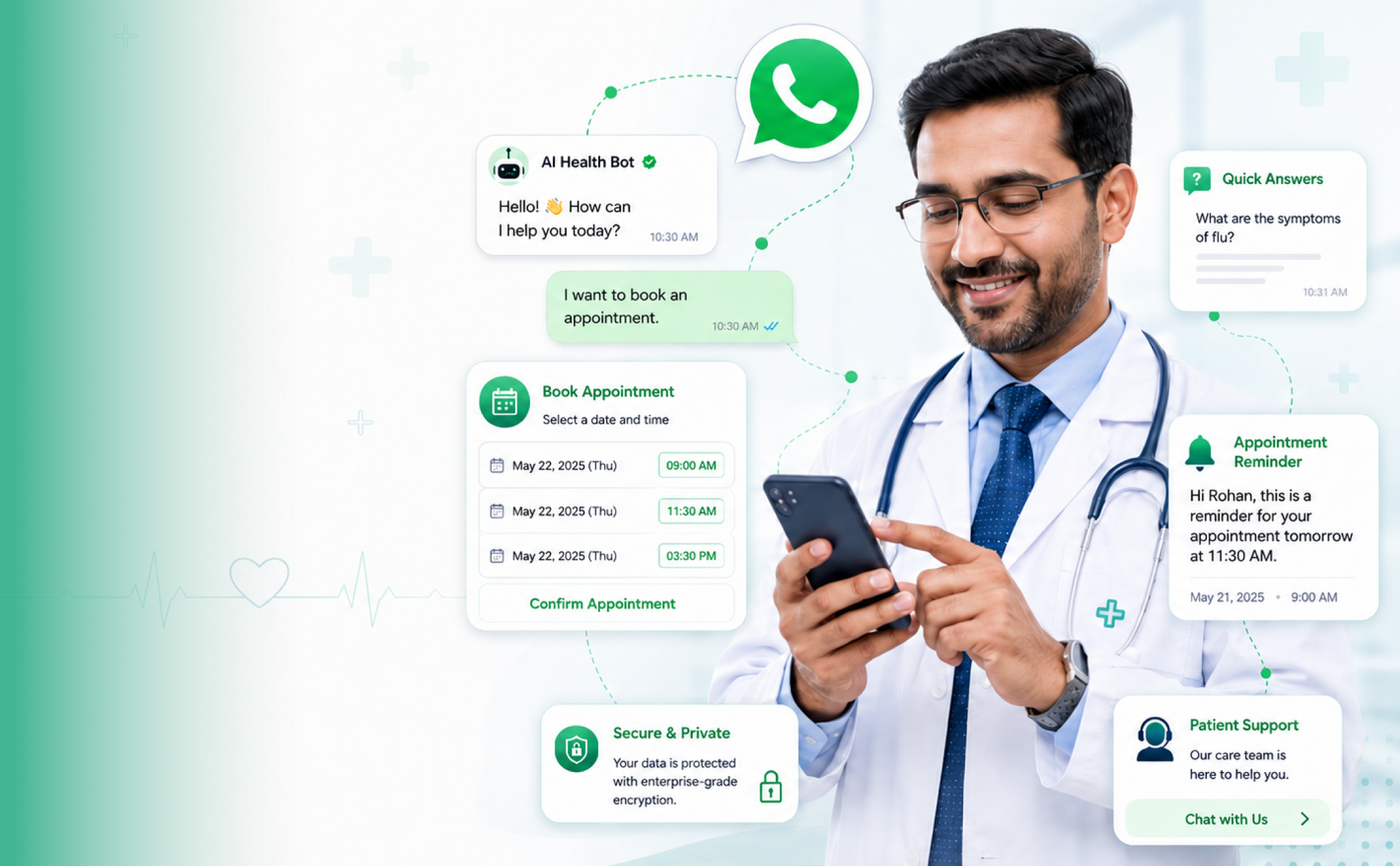 How AI WhatsApp Bots Improve Patient Access.